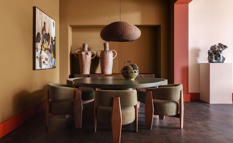 Paredes na cor Tâmara