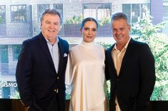 Carlos Eduardo Canto, da Confraria Imobiliária, Rafaella Gongra e Giovani Gongra.