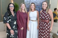 Denise Remor, Juliane Fuganti, Jussara Campos e Heloisa Fuganti.