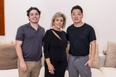 Fernando Malage; Marinice Bettega e Thiago Tanaka, da BST Arquitetura