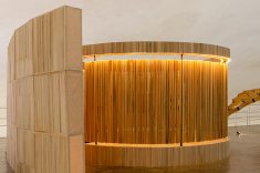 Instalação da Bienal Internacional de Arquitetura de São Paulo teve como tema os desafios das mudanças climáticas. Foto Manuel Sá.