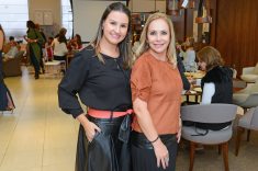 A arquiteta Samara Barbosa com a empresária Sonia Elias