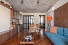 Boa ventilação: especialmente interessante para ambientes integrados.